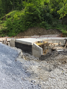 Gradnja mostu na LC 043014 Bukovo-Grahovo 3